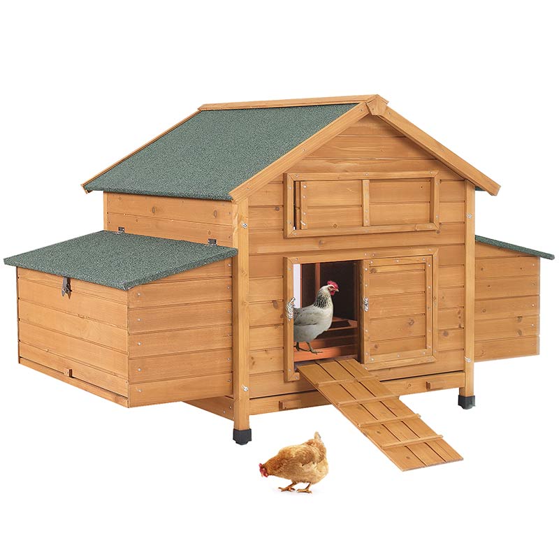 AIRUK67-Hühnerstall aus Holz für 2–3 Hühner | Wasserdichtes Dach