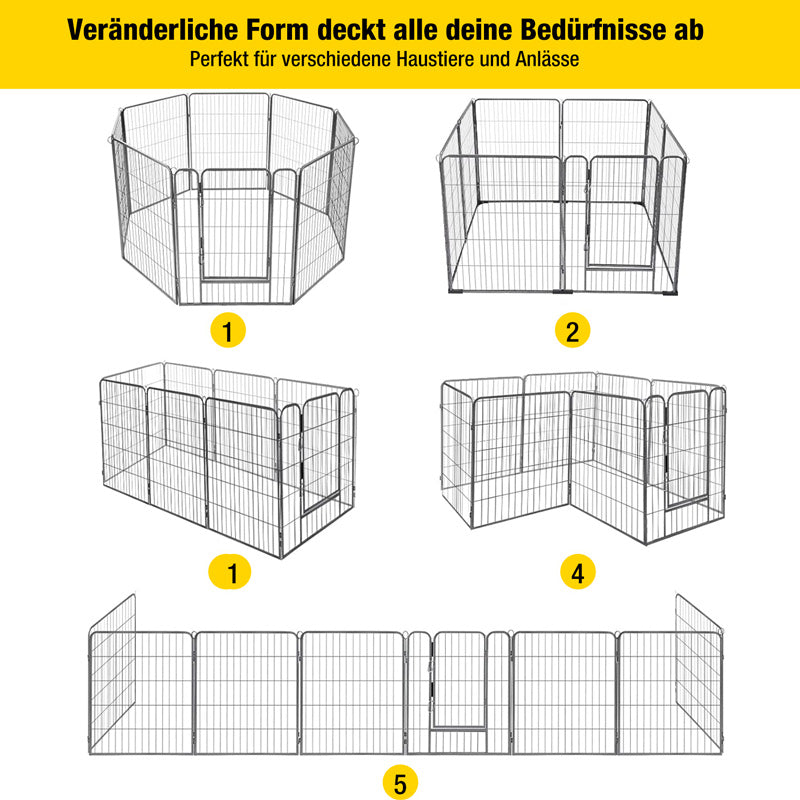 Aivituvin-AIR50/51 Hunde-Übungsstall | Tragbarer Laufstall für Welpen im Innen- und Außenbereich